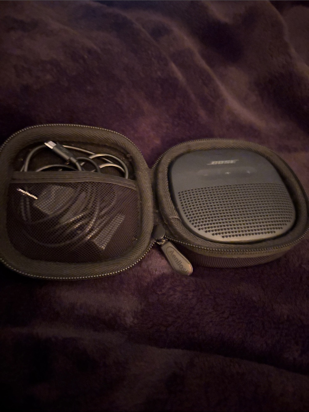 Bose Portable Bluetooth Speaker in Dark Gray with Carrying Case
